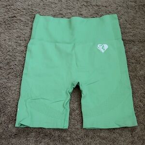 Mint Green Women's Bike Shorts